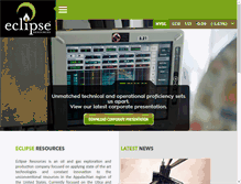 Tablet Screenshot of eclipseresources.com